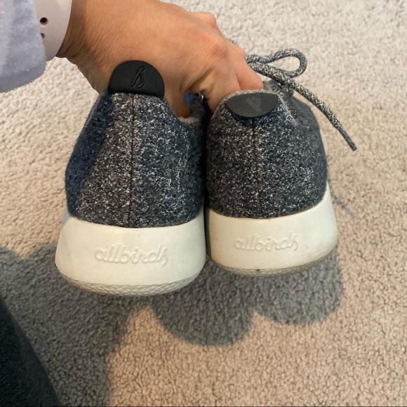 Allbirds Men's Wool Runners Natural Grey (Light Grey Sole) size 9 - Picture 3 of 6